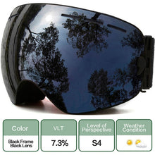 Load image into Gallery viewer, Ski Goggles,Winter Snow Sports Goggles with Anti-fog UV Protection for Men Women Youth Interchangeable Lens - Premium Goggles
