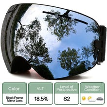 Load image into Gallery viewer, Ski Goggles,Winter Snow Sports Goggles with Anti-fog UV Protection for Men Women Youth Interchangeable Lens - Premium Goggles

