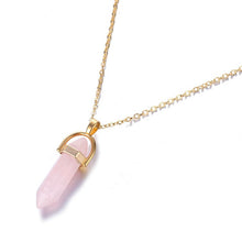 Load image into Gallery viewer, IPARAM Fashion Trend Crystals Necklace Bohemian Hexagon Opal Pendant Necklace Female Hexagon Crystal Necklace Gift 2020 NEW
