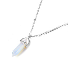 Load image into Gallery viewer, IPARAM Fashion Trend Crystals Necklace Bohemian Hexagon Opal Pendant Necklace Female Hexagon Crystal Necklace Gift 2020 NEW
