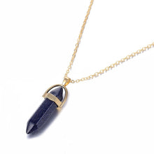 Load image into Gallery viewer, IPARAM Fashion Trend Crystals Necklace Bohemian Hexagon Opal Pendant Necklace Female Hexagon Crystal Necklace Gift 2020 NEW
