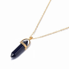 Load image into Gallery viewer, IPARAM Fashion Trend Crystals Necklace Bohemian Hexagon Opal Pendant Necklace Female Hexagon Crystal Necklace Gift 2020 NEW
