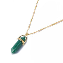 Load image into Gallery viewer, IPARAM Fashion Trend Crystals Necklace Bohemian Hexagon Opal Pendant Necklace Female Hexagon Crystal Necklace Gift 2020 NEW
