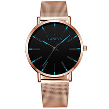 Load image into Gallery viewer, Luxury Minimalist Men&#39;s Fashion Ultra Thin Watches Simple Men Business Stainless Steel Mesh Belt Quartz Watch Relogio Masculino
