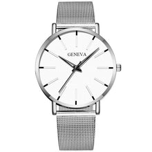 Load image into Gallery viewer, Luxury Minimalist Men&#39;s Fashion Ultra Thin Watches Simple Men Business Stainless Steel Mesh Belt Quartz Watch Relogio Masculino
