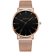 Load image into Gallery viewer, Luxury Minimalist Men&#39;s Fashion Ultra Thin Watches Simple Men Business Stainless Steel Mesh Belt Quartz Watch Relogio Masculino
