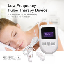 Load image into Gallery viewer, CES Device Brain Electronic Therapy Stimulation Device Tens Ems Massage Ear Clip Electrode Sleep Insomnia Cure
