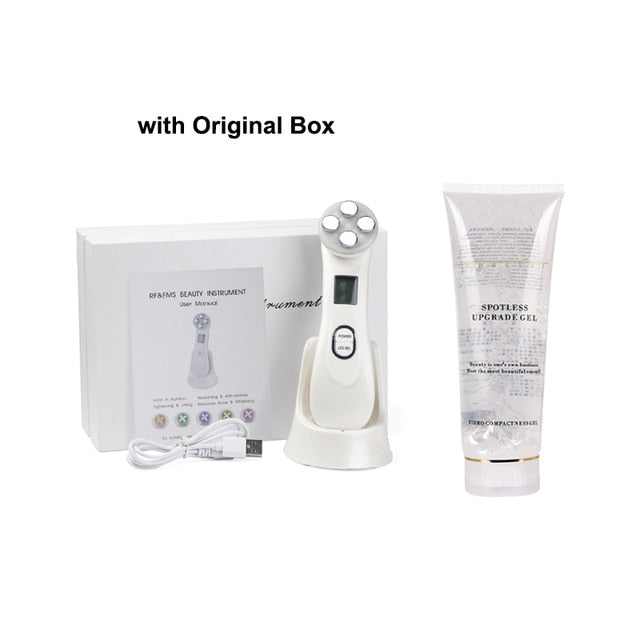 VIP Dropshipping Facial Skin Care Massager Microcurrent Face Lifting Massage Device Skin Tighten Gel Rejuvenation Hydrating Gel