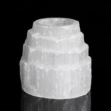 Load image into Gallery viewer, 1pcs Natural Selenite Candle Holders Candle Sticker Crystals Stones Home Decor Party Wedding Dinner Decoration
