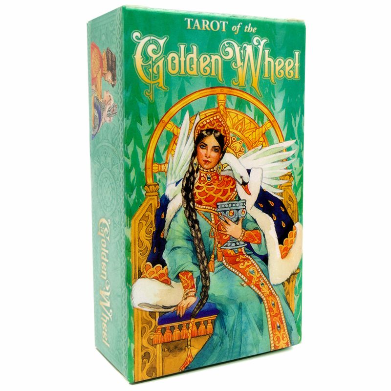 Tarot of the Golden Wheel 78 Cards Deck Tarot Board Game Family Party Oracle 24BD