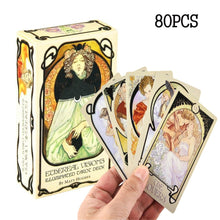 Load image into Gallery viewer, Discount! Ethereal Visions: An Illuminated Tarot Deck by Matt Hughes (80 Cards) Tools Apply To Christmas Party Entertainment
