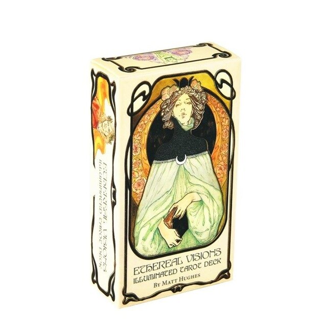 Discount! Ethereal Visions: An Illuminated Tarot Deck by Matt Hughes (80 Cards) Tools Apply To Christmas Party Entertainment