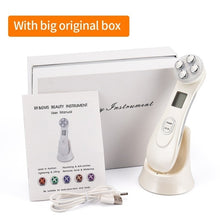 Load image into Gallery viewer, 5in1 RF EMS Radio Mesotherapy Electroporation Face Massager Radio Frequency LED Photon Face Skin Rejuvenation Remover Wrinkle
