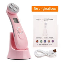 Load image into Gallery viewer, 5in1 RF EMS Radio Mesotherapy Electroporation Face Massager Radio Frequency LED Photon Face Skin Rejuvenation Remover Wrinkle
