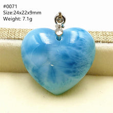 Load image into Gallery viewer, Top Quality Natural Blue Larimar Gemstone Women Man Pendant Heart Water Drop Oval Love Oval Dominica Lucky Gift Necklace AAAAAA
