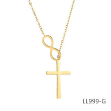 Load image into Gallery viewer, Love Heart Women Necklace Pendant Elegant Fashion Women Jewelry Girl Gifts Chain Gold LL999
