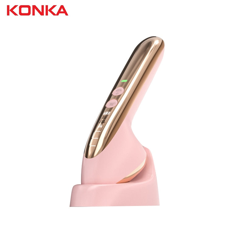 KONKA Face Massager mini portable Skin Care Device Face Electroporation RF Radio Frequency Skin Care  EMS Mesotherapy LED Photon
