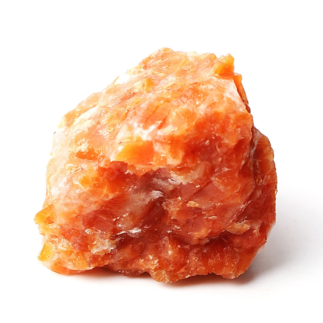 1PC Natural Orange Calcite Crystal Rockstone Reiki Healing Specimen Rough Raw Mineral Collection Gift