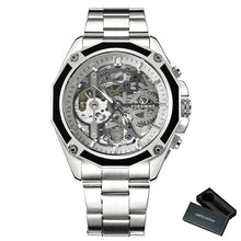 Load image into Gallery viewer, FORSINING Gold Watch Men Luxury Mechanical Watches Mens Skeleton Wristwatch Dropshipping 2020 Best Selling Products часы мужские
