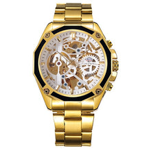 Load image into Gallery viewer, FORSINING Gold Watch Men Luxury Mechanical Watches Mens Skeleton Wristwatch Dropshipping 2020 Best Selling Products часы мужские
