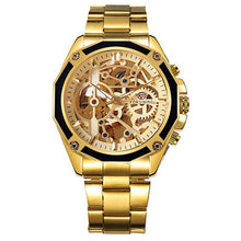 Load image into Gallery viewer, FORSINING Gold Watch Men Luxury Mechanical Watches Mens Skeleton Wristwatch Dropshipping 2020 Best Selling Products часы мужские
