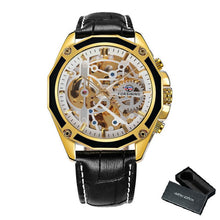 Load image into Gallery viewer, FORSINING Gold Watch Men Luxury Mechanical Watches Mens Skeleton Wristwatch Dropshipping 2020 Best Selling Products часы мужские
