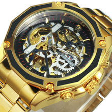Load image into Gallery viewer, FORSINING Gold Watch Men Luxury Mechanical Watches Mens Skeleton Wristwatch Dropshipping 2020 Best Selling Products часы мужские
