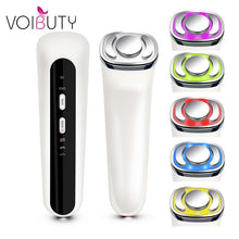 Load image into Gallery viewer, EMS Mesotherapy Electroporation Face Wrinkle Remover RF Radio Frequency Skin Lifting Massager LED Photon Beauty Care Device
