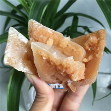 Load image into Gallery viewer, Natural Red Calcite Quartz Crystal Point Healing Home Decor Mineral Specimen Collection
