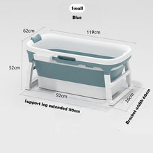 Load image into Gallery viewer, Cordial Shining Bath Barrel Adult Folding Bath Tub Household Bath Barrel Adult Thick Plastic Bathtub Full Body Children Bathtub
