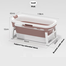 Load image into Gallery viewer, Cordial Shining Bath Barrel Adult Folding Bath Tub Household Bath Barrel Adult Thick Plastic Bathtub Full Body Children Bathtub
