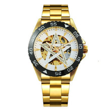 Load image into Gallery viewer, Gold Watch Men Automatic Watches Mens 2020 Top Brand Luxury Clocks Iced Out Mechanical Royal Wristwatch WINNER часы мужские
