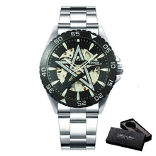 Load image into Gallery viewer, Gold Watch Men Automatic Watches Mens 2020 Top Brand Luxury Clocks Iced Out Mechanical Royal Wristwatch WINNER часы мужские
