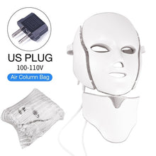 Load image into Gallery viewer, Air Bag-7 Colors Light LED Facial Mask With Neck Skin Rejuvenation Face Care Treatment Beauty Anti Acne Therapy Whitening
