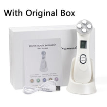 Load image into Gallery viewer, 5in1 RF&amp;EMS Radio Mesotherapy Electroporation Face Beauty Pen Radio Frequency LED Photon Face Skin Rejuvenation Remover Wrinkle
