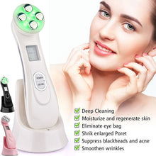 Load image into Gallery viewer, EMS Mesotherapy Electroporation RF Radio Frequency Face Lifting Machine Facial Massager LED Light Therapy Skin Tightening Beauty
