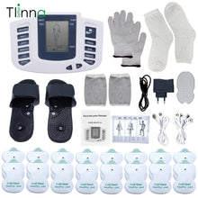 Load image into Gallery viewer, Electronic Tens EMS Muscle Stimulator Pulse Acupuncture Massage Therapy for Back Neck Full Body Massager 16 Pads Russian/English
