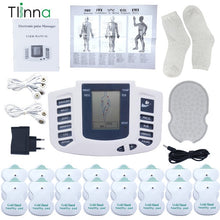 Load image into Gallery viewer, Electronic Tens EMS Muscle Stimulator Pulse Acupuncture Massage Therapy for Back Neck Full Body Massager 16 Pads Russian/English
