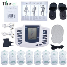 Load image into Gallery viewer, Electronic Tens EMS Muscle Stimulator Pulse Acupuncture Massage Therapy for Back Neck Full Body Massager 16 Pads Russian/English
