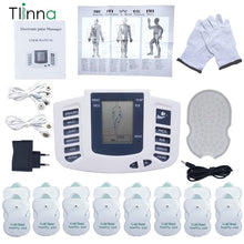 Load image into Gallery viewer, Electronic Tens EMS Muscle Stimulator Pulse Acupuncture Massage Therapy for Back Neck Full Body Massager 16 Pads Russian/English
