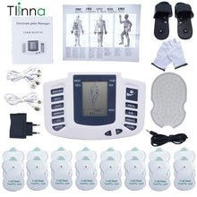 Load image into Gallery viewer, Electronic Tens EMS Muscle Stimulator Pulse Acupuncture Massage Therapy for Back Neck Full Body Massager 16 Pads Russian/English
