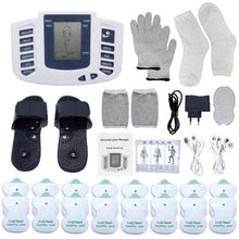 Load image into Gallery viewer, Electronic Tens EMS Muscle Stimulator Pulse Acupuncture Massage Therapy for Back Neck Full Body Massager 16 Pads Russian/English
