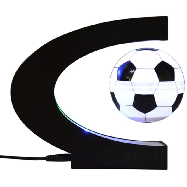 Football Magnetic Levitation Lamp Children Float Iluminat Bedroom Decoration Soccer Levitating Table Xmas Gift