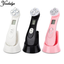 Load image into Gallery viewer, Face Skin EMS Mesotherapy Electroporation RF Radio Frequency Facial LED Photon Skin Care Device Face Lift Tighten Beauty Machine
