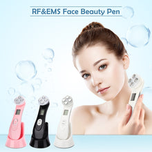 Load image into Gallery viewer, RF&amp;EMS Radio Mesotherapy Electroporation Face Lifting Pen Radio Frequency LED Photon Face Skin Wrinkle Removal Beauty Machine
