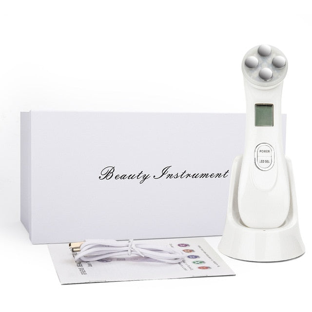 RF&EMS Radio Mesotherapy Electroporation Face Lifting Pen Radio Frequency LED Photon Face Skin Wrinkle Removal Beauty Machine