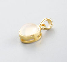 Load image into Gallery viewer, 100% 925 Sterling Silver Pendant Natural Malachite Labradorite Crystal Agate Opal Moonstone Gem Necklace Women Fashion Jewelry
