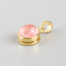 Load image into Gallery viewer, 100% 925 Sterling Silver Pendant Natural Malachite Labradorite Crystal Agate Opal Moonstone Gem Necklace Women Fashion Jewelry
