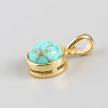 Load image into Gallery viewer, 100% 925 Sterling Silver Pendant Natural Malachite Labradorite Crystal Agate Opal Moonstone Gem Necklace Women Fashion Jewelry
