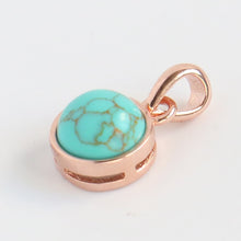 Load image into Gallery viewer, 100% 925 Sterling Silver Pendant Natural Malachite Labradorite Crystal Agate Opal Moonstone Gem Necklace Women Fashion Jewelry
